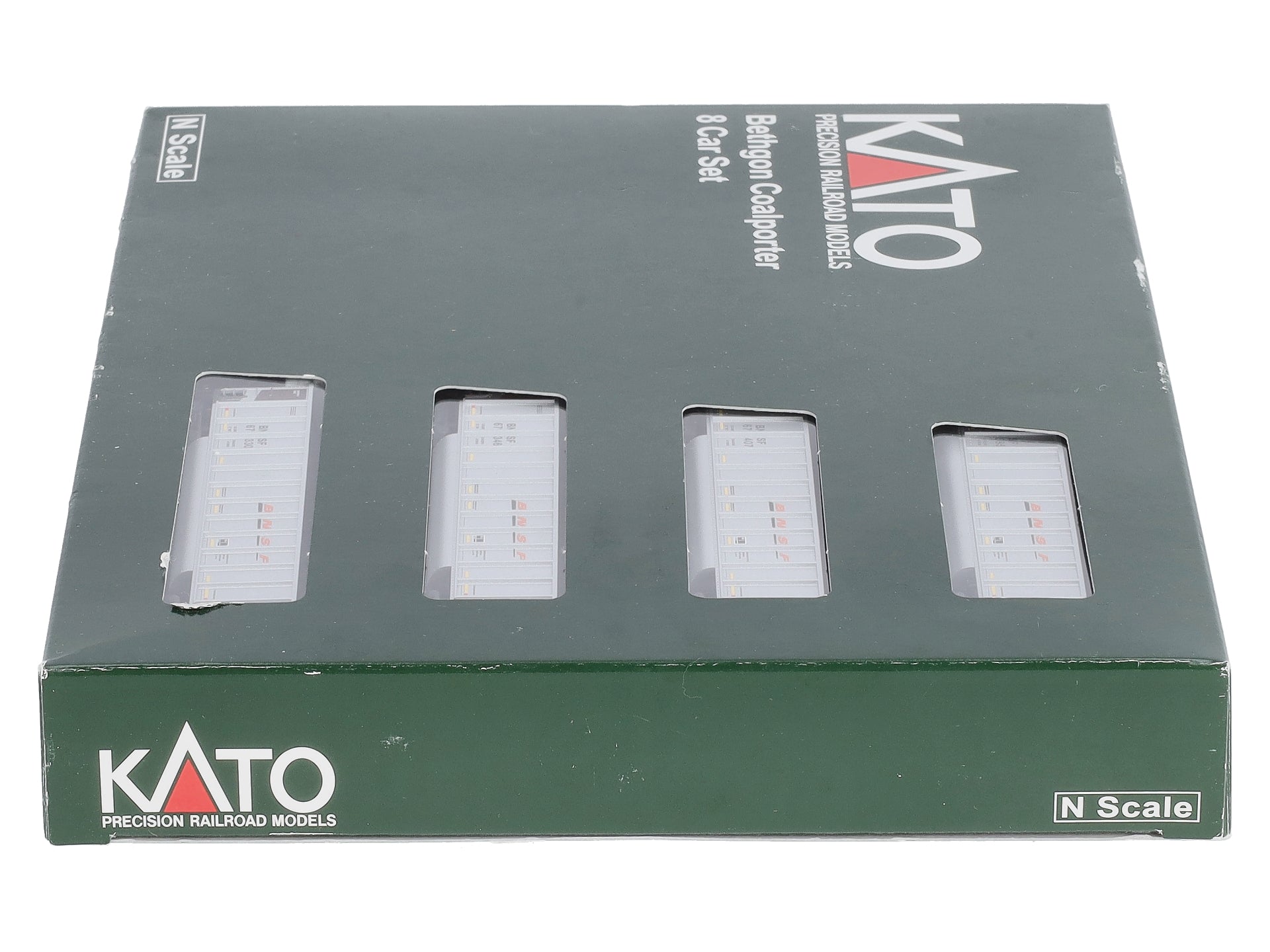 Kato 106-4628 N BNSF Swoosh Bethgon Coalporter Car (Set of 8)
