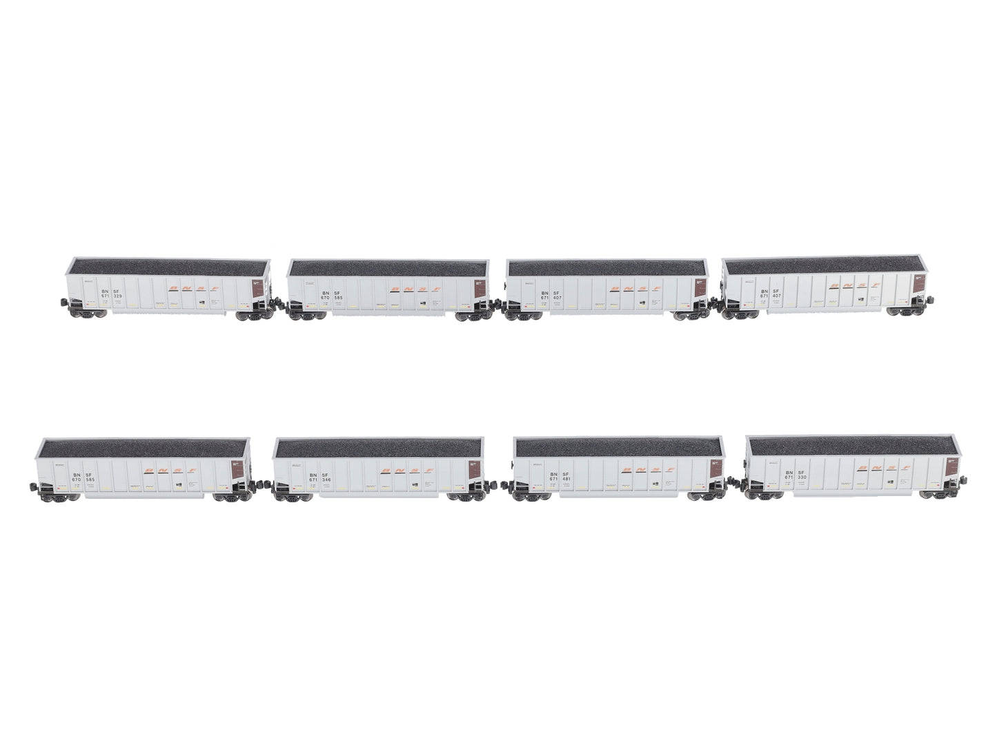 Kato 106-4628 N BNSF Swoosh Bethgon Coalporter Car (Set of 8)