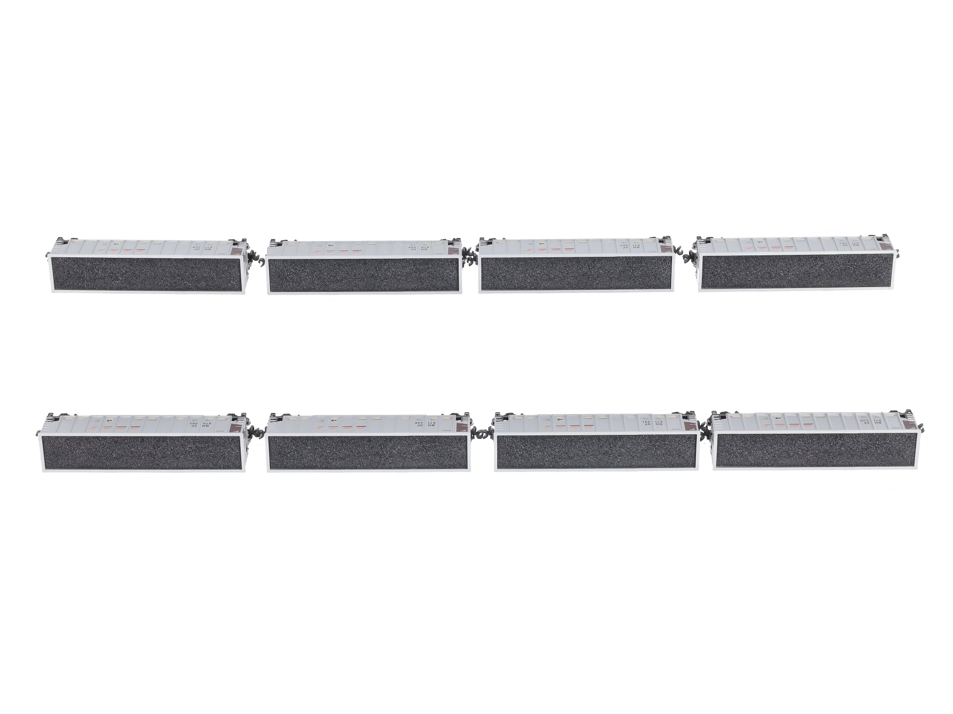 Kato 106-4628 N BNSF Swoosh Bethgon Coalporter Car (Set of 8)