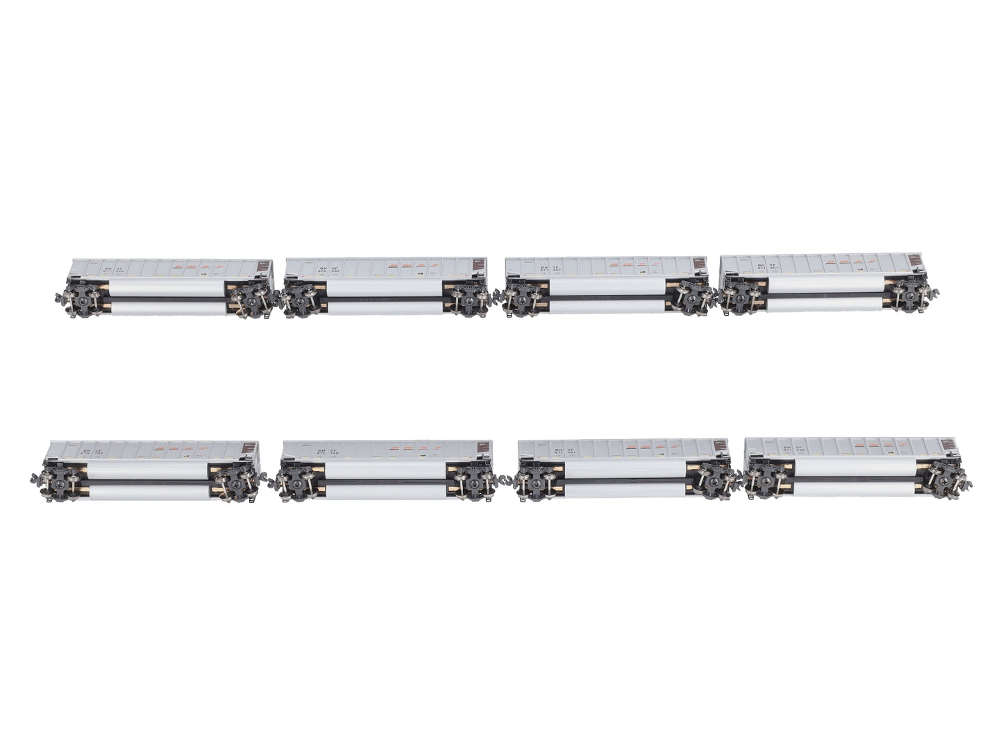 Kato 106-4628 N BNSF Swoosh Bethgon Coalporter Car (Set of 8)