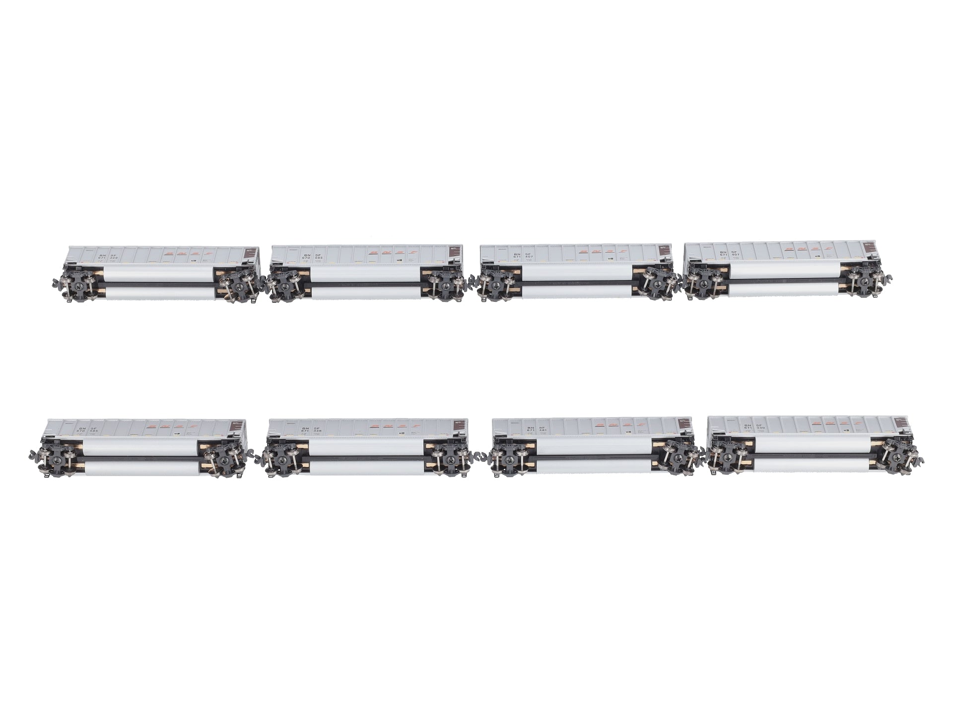 Kato 106-4628 N BNSF Swoosh Bethgon Coalporter Car (Set of 8)