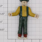K-Line K2625-FWV Handcar Figure With Green Hat, Vest, and Yellow Shirt