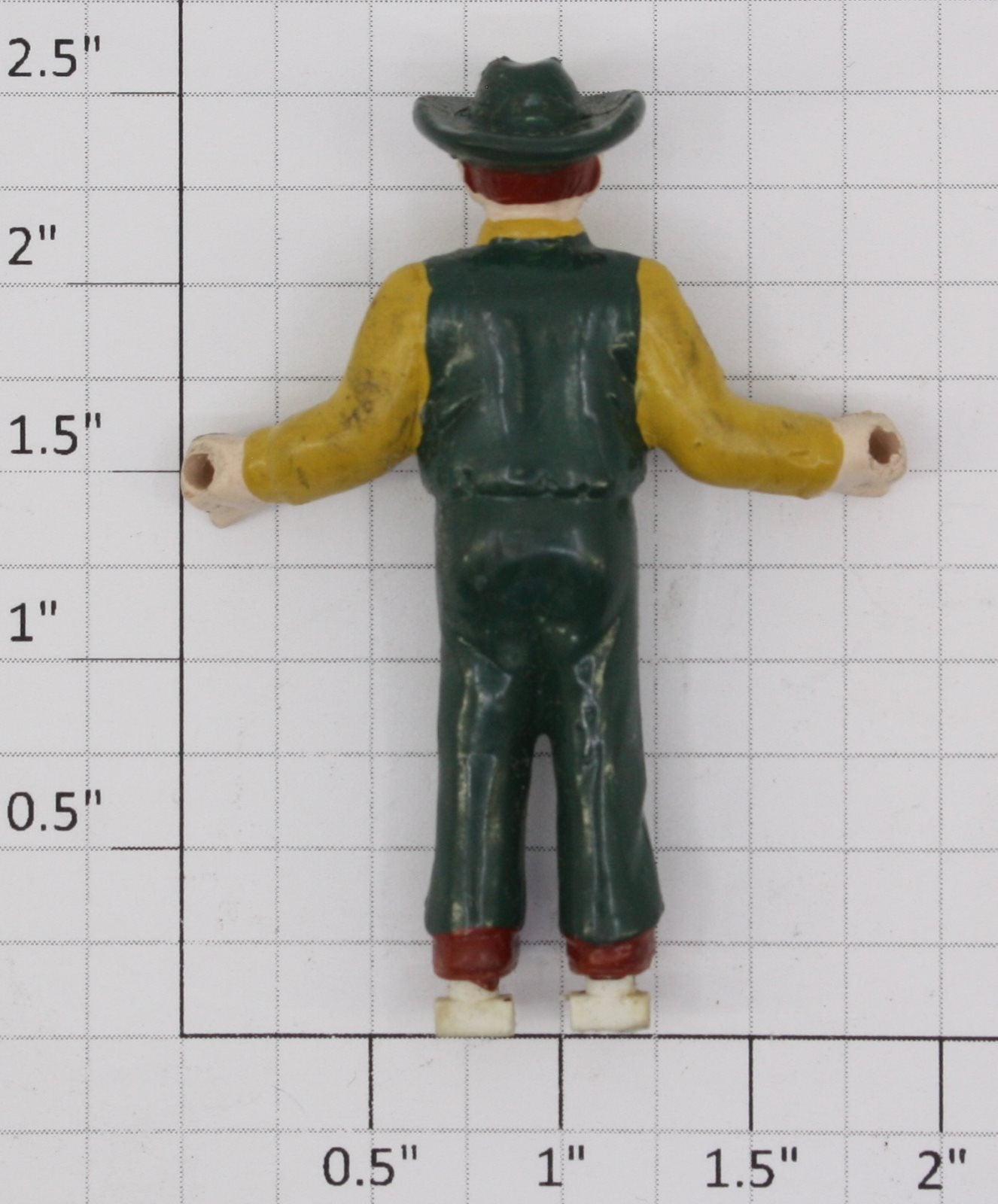 K-Line K2625-FWV Handcar Figure With Green Hat, Vest, and Yellow Shirt