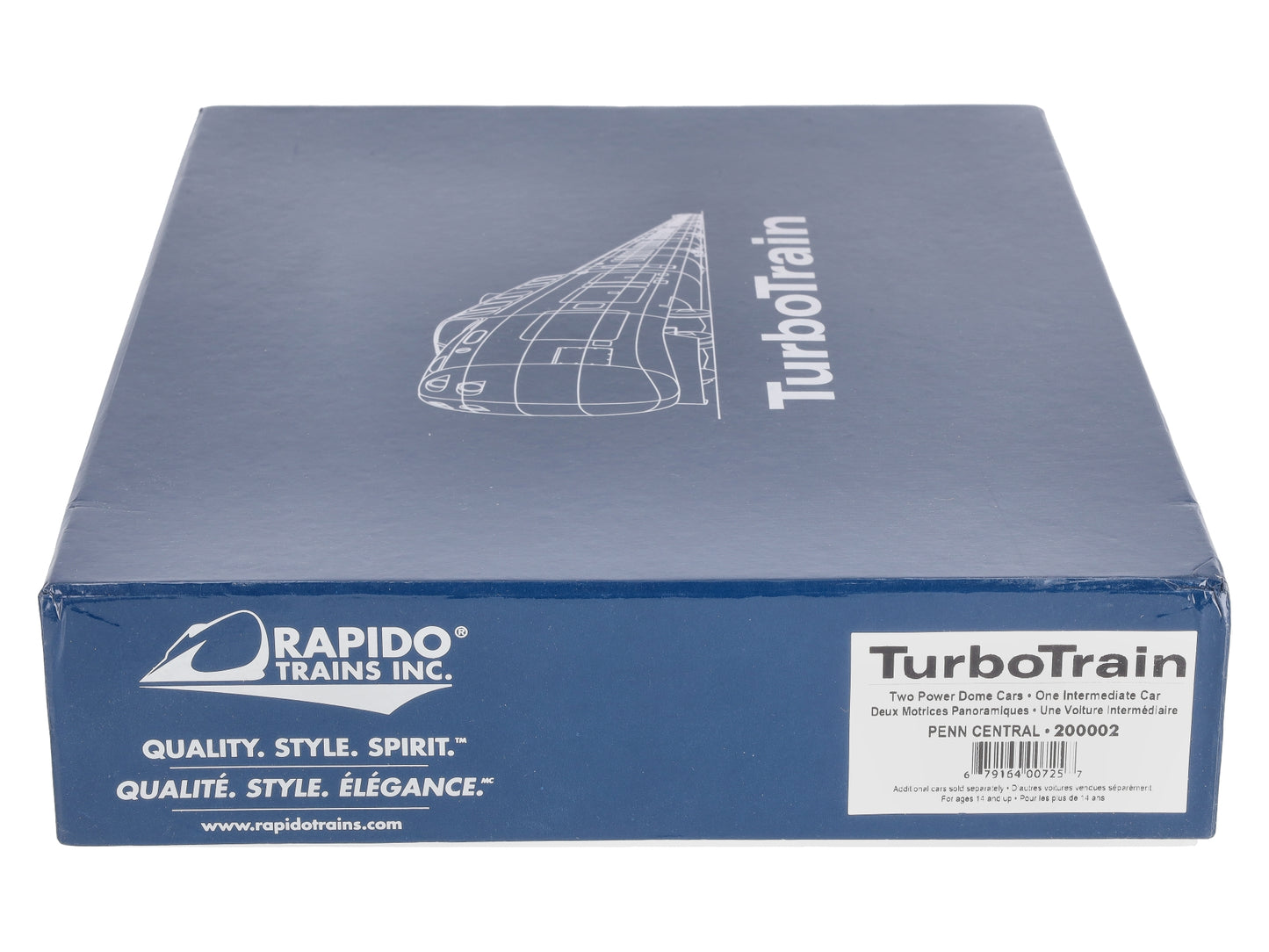 Rapido Trains 200002 Penn Central TurboTrain HO Gauge Diesel Passenger Train Set