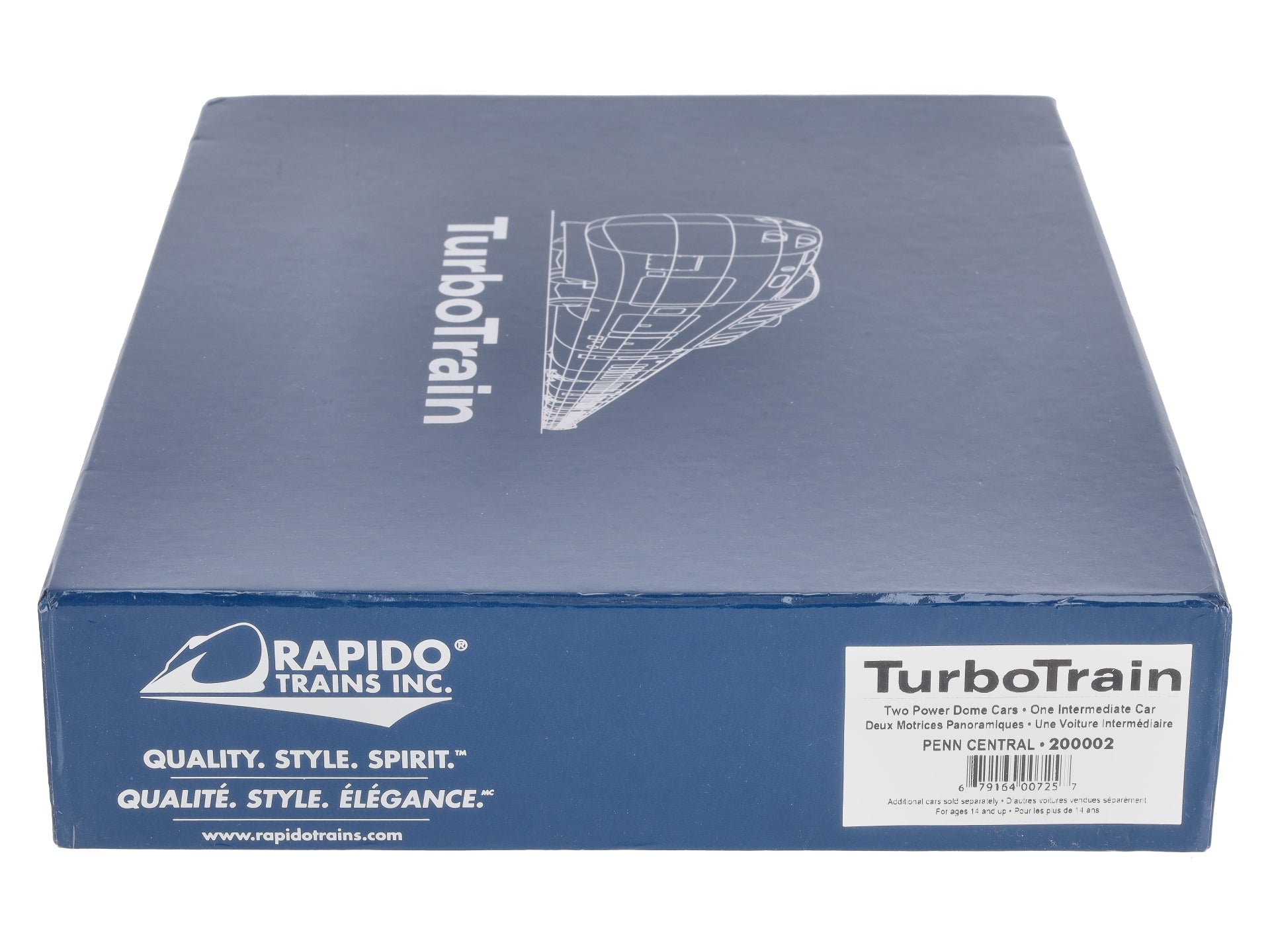 Rapido Trains 200002 Penn Central TurboTrain HO Gauge Diesel Passenger Train Set
