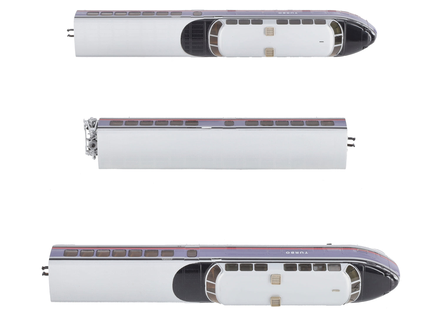 Rapido Trains 200002 Penn Central TurboTrain HO Gauge Diesel Passenger Train Set