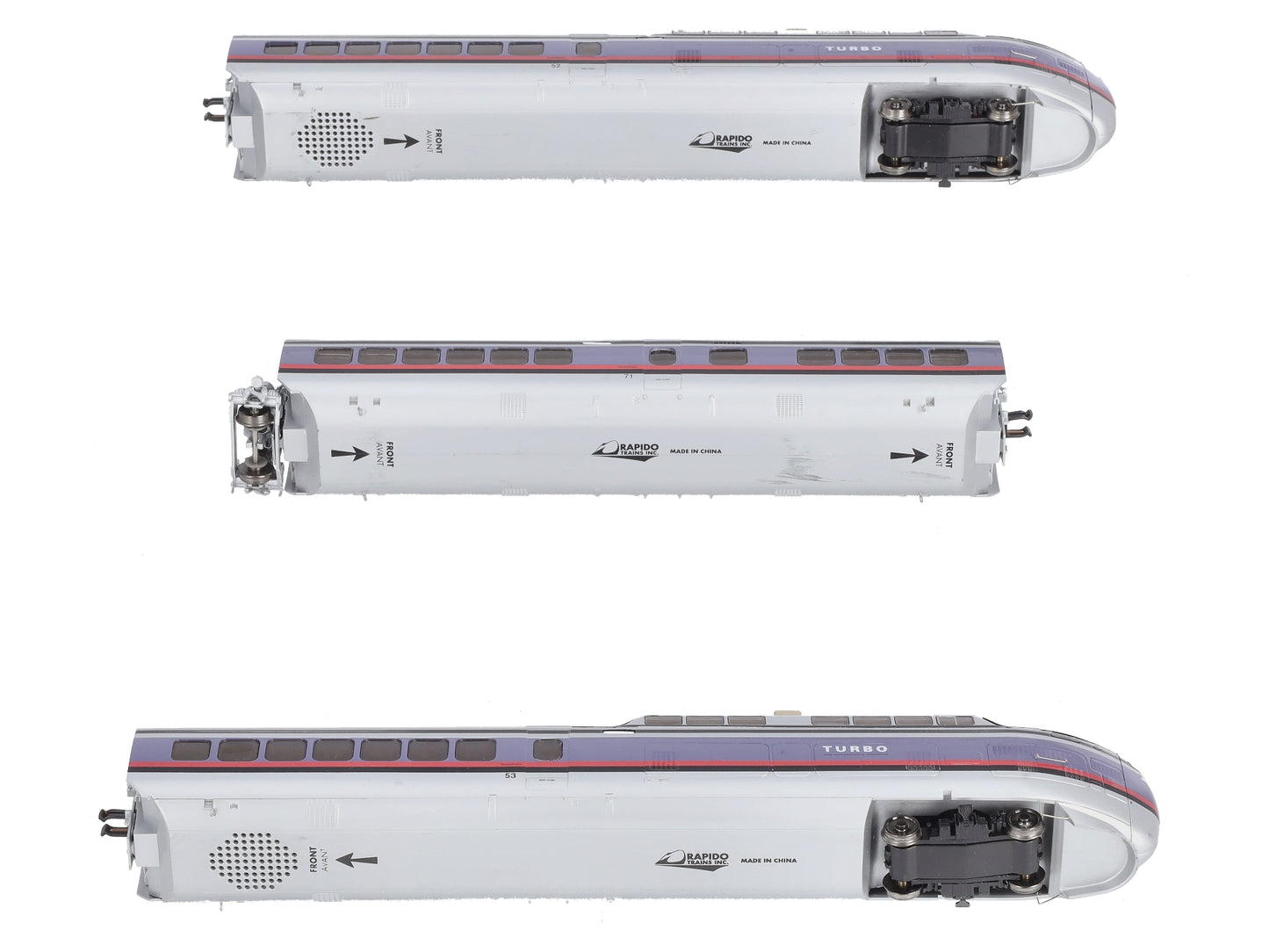 Rapido Trains 200002 Penn Central TurboTrain HO Gauge Diesel Passenger Train Set