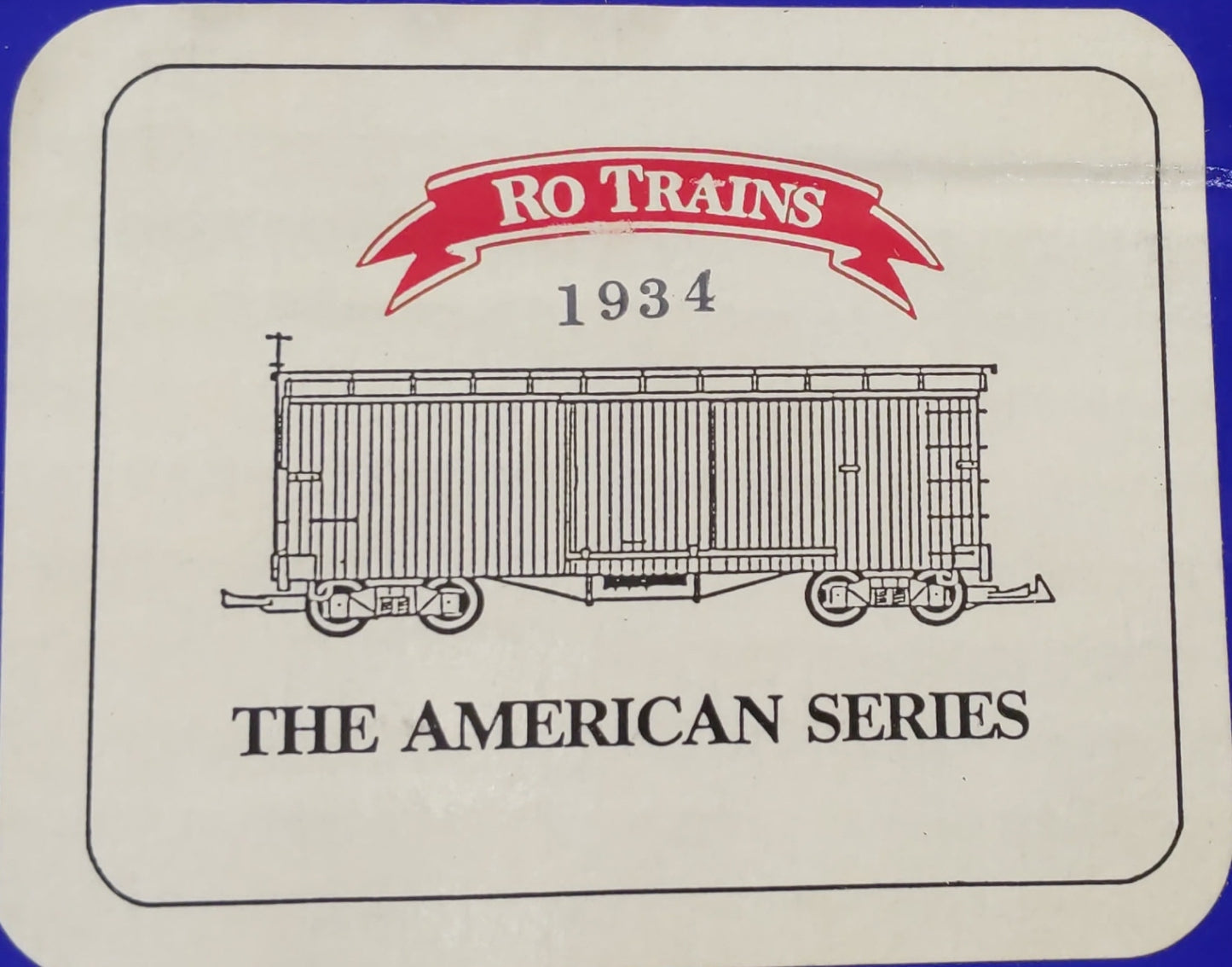 USA Trains 1934 G Santa Fe Boxcar #3712 LN/Box