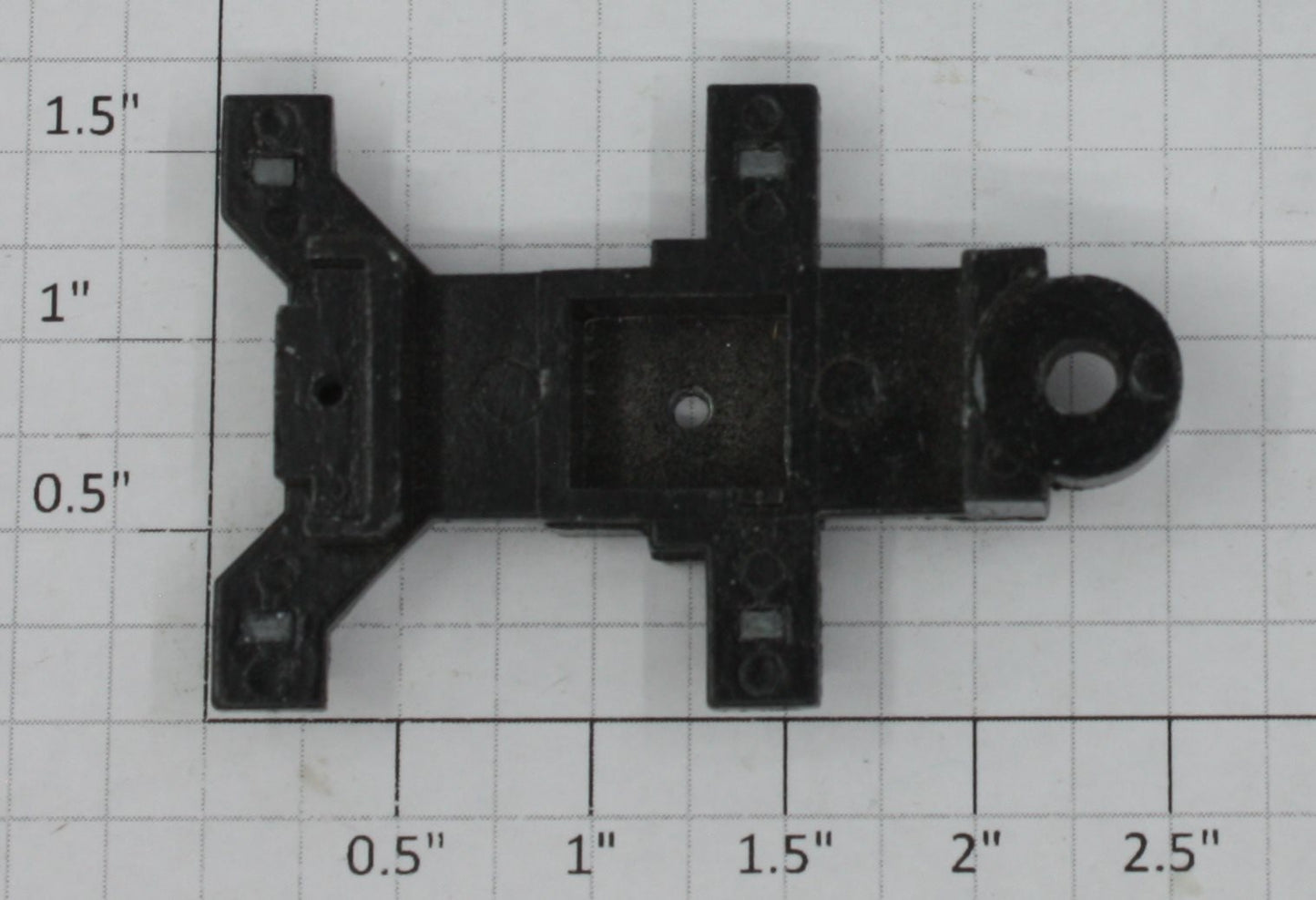 Williams WM-81 Black Madison Car 6-Wheel Truck Frame
