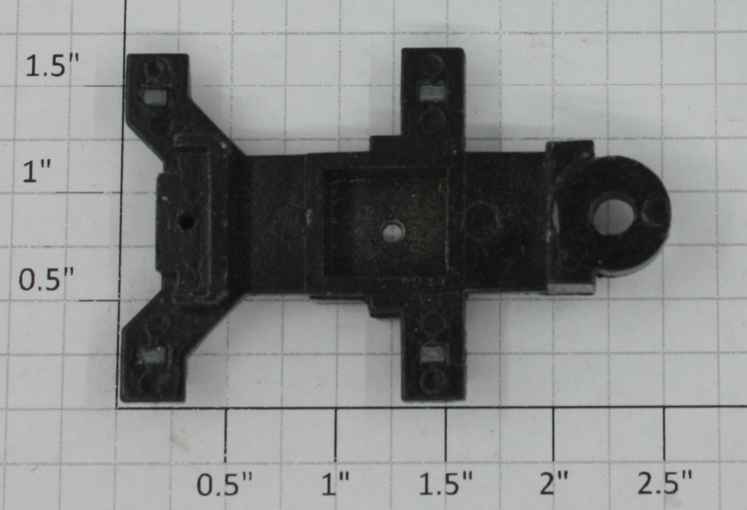 Williams WM-81 Black Madison Car 6-Wheel Truck Frame