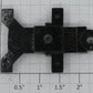 Williams WM-81 Black Madison Car 6-Wheel Truck Frame