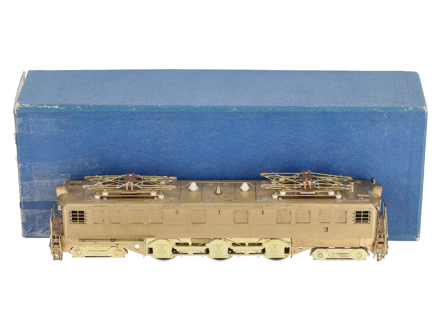 Alco Models E-105 HO Brass Pennsylvania P-5A Electric Locomotive - unpainted EX/Box