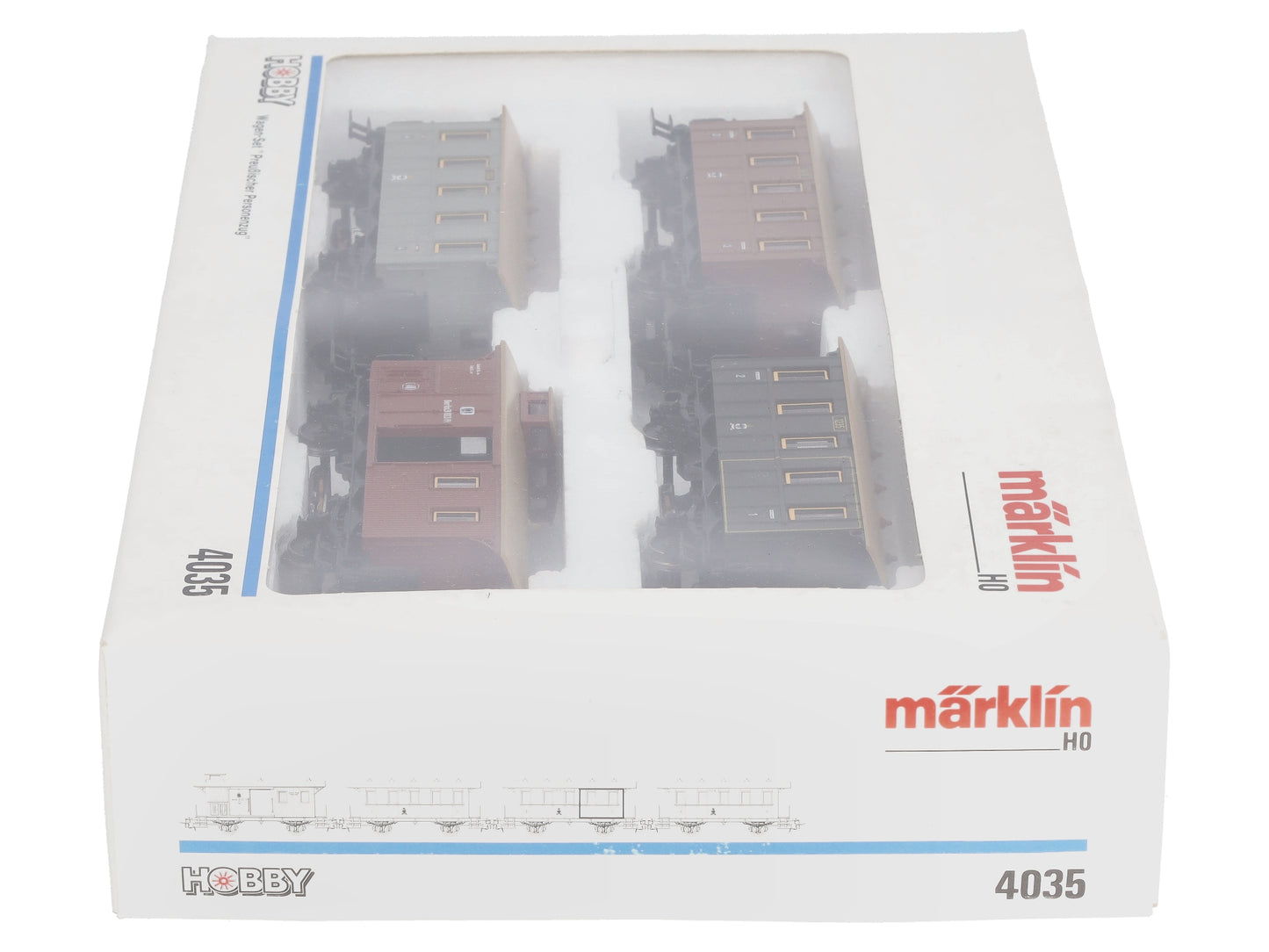 Marklin 4035 HO Prussian Passenger Train Set