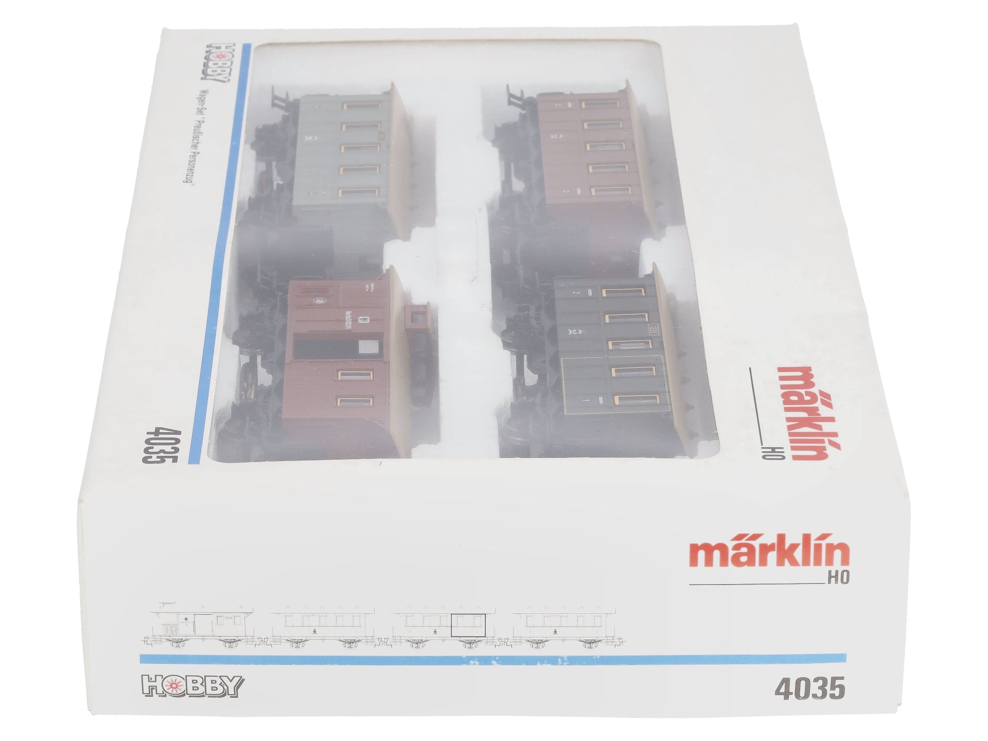 Marklin 4035 HO Prussian Passenger Train Set