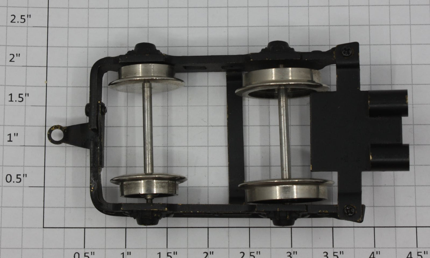 Williams 5344-2 Blackened Brass Hudson Locomotive Rear Truck
