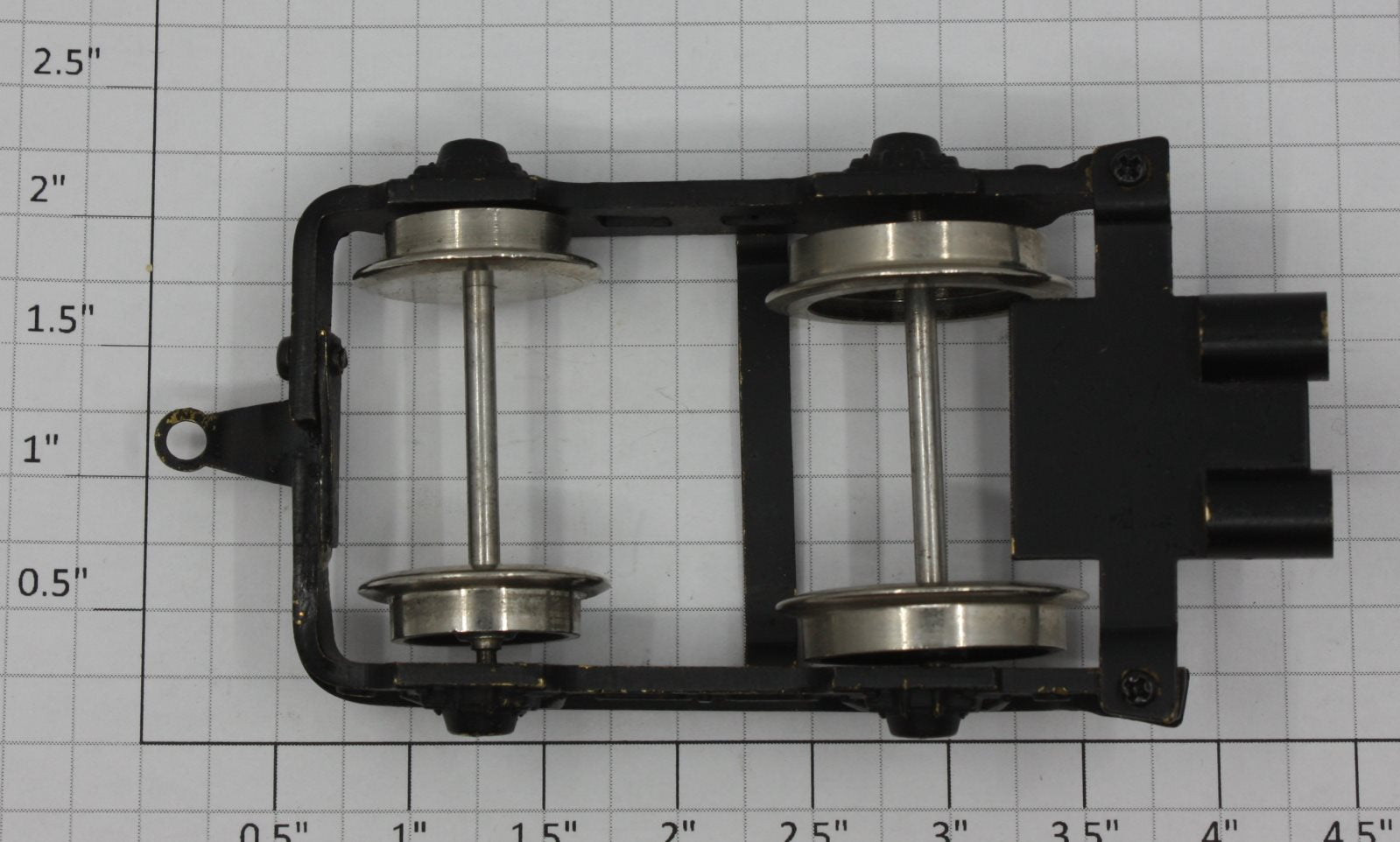 Williams 5344-2 Blackened Brass Hudson Locomotive Rear Truck