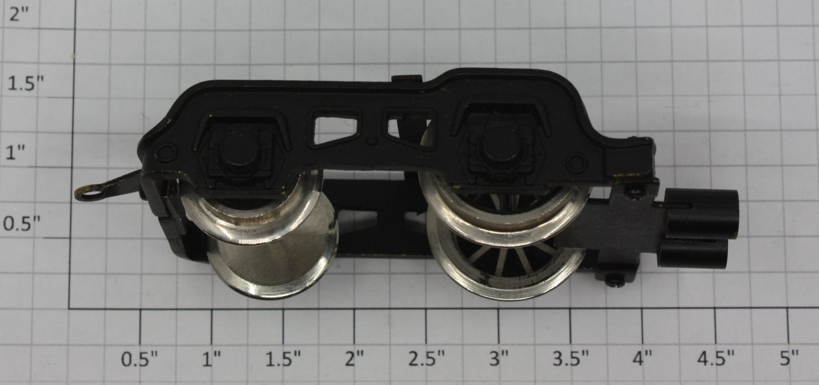 Williams 5344-2 Blackened Brass Hudson Locomotive Rear Truck