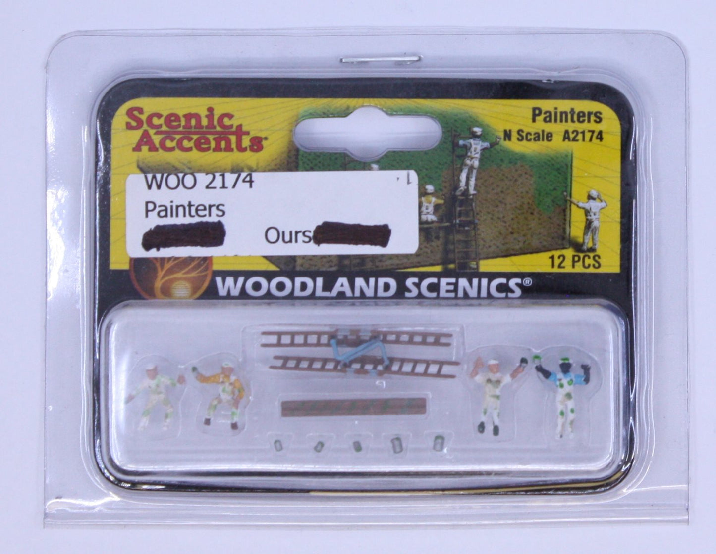 Woodland Scenics A2174 N Scenic Accents Painter Figures (Set of 12)