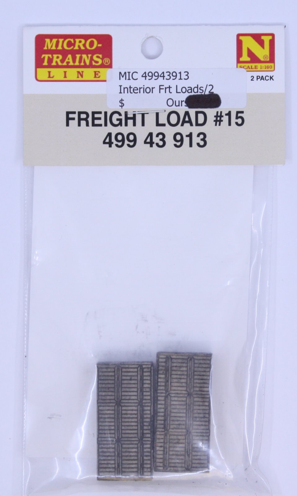 Micro-Trains 49943913 Freight Load #15 (Pack of 2)