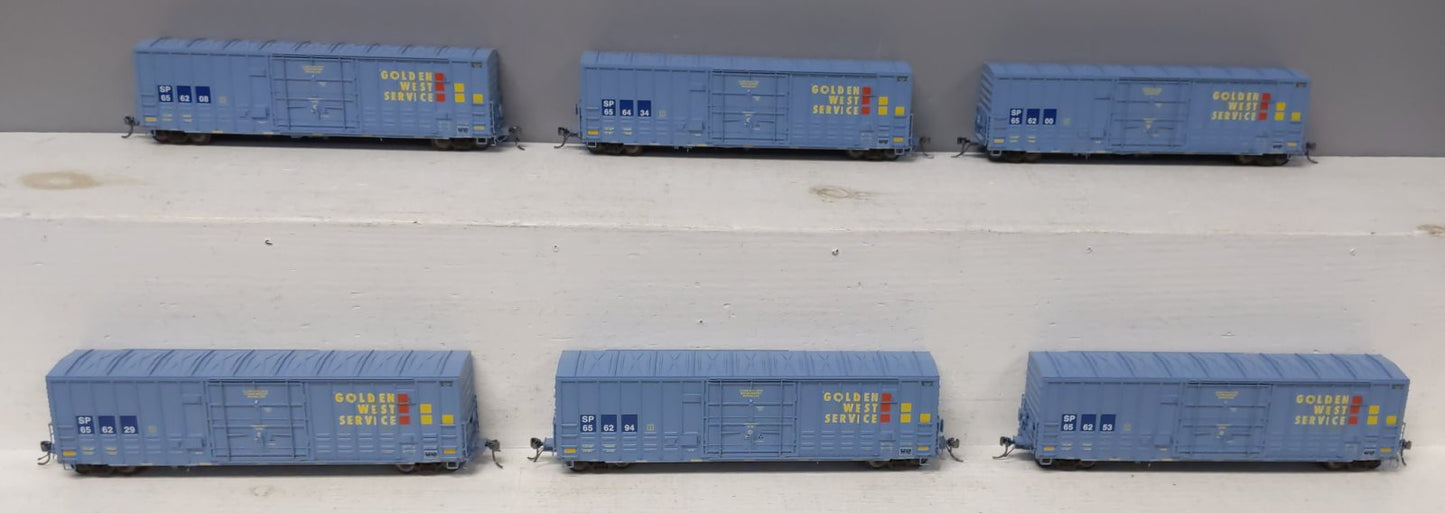 Rapido Trains 137005 HO GWS SP Patch PC&F B100-40 Boxcar (Set of 6)