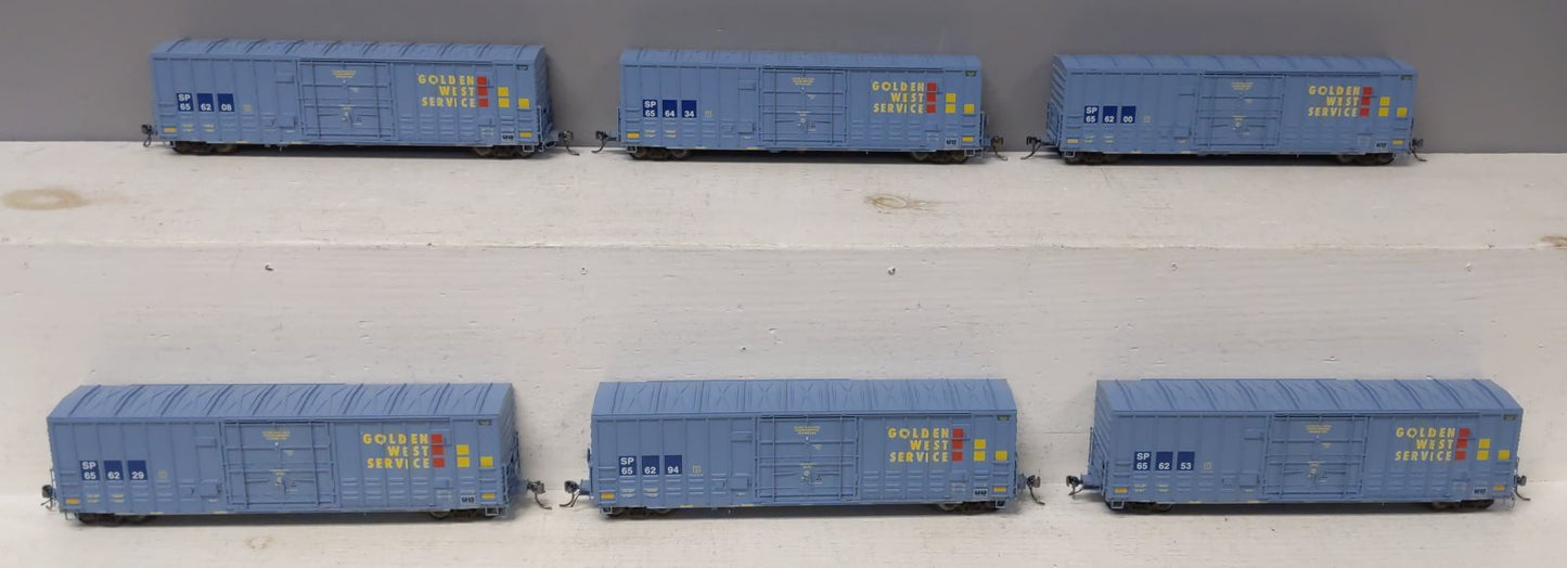 Rapido Trains 137005 HO GWS SP Patch PC&F B100-40 Boxcar (Set of 6)