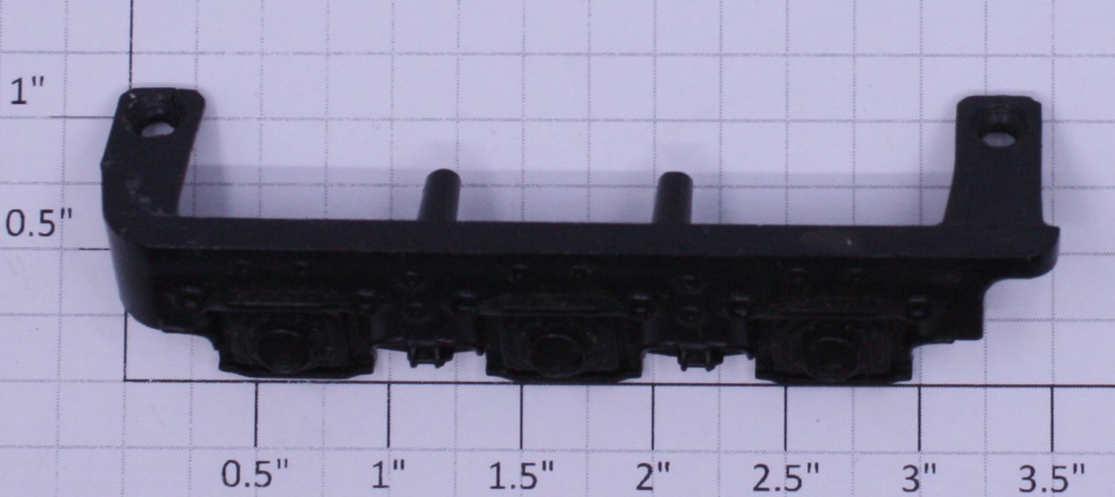 Williams 309-E006-2 Black Plastic GG-1 Truck Side Frame