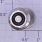 Williams WM-51 Nickel Plated 1-1/2" Blackwall Wheel & Axle Set