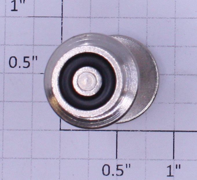 Williams WM-51 Nickel Plated 1-1/2" Blackwall Wheel & Axle Set