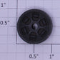 Williams WM-72 O Semi-Scale GG-1 Center Blind Drive Wheel