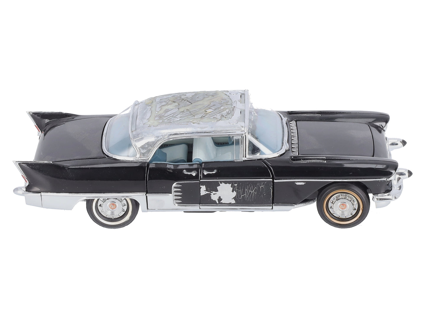 Franklin Mint B11UM66 1:24 Scale Die Cast 1957 Cadillac Eldorado in Black EX/Box