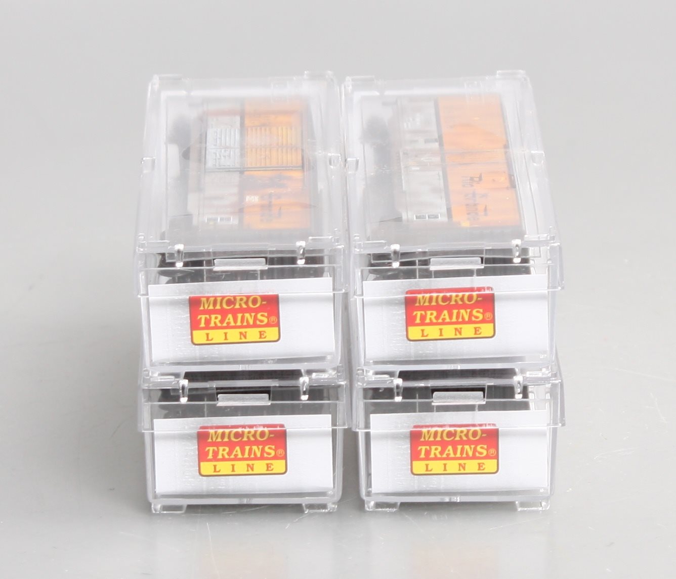 Micro-Trains 99305850 N D&RGW Weathered 50' Standard Boxcar (Set of 4)