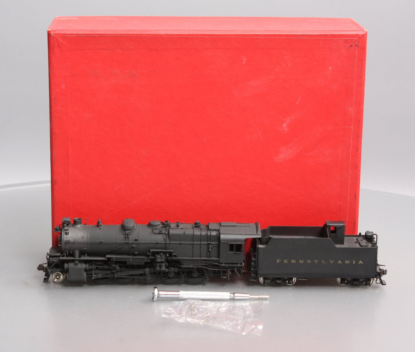 Key Imports HO BRASS Pennsylvania I-1sa 2-10-0 Decapod Steam w/Tender -Painted EX/Box