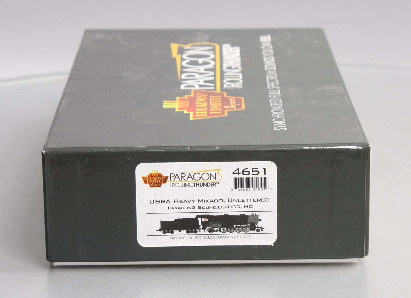Broadway Limited 4651 HO Unlettered USRA Heavy Mikado Steam Locomotive w/DCC