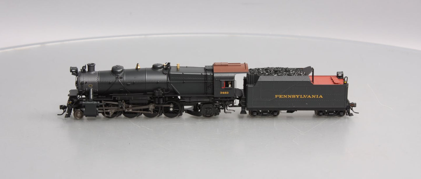 Broadway Limited 4042 HO PRR Class L1s 2-8-2 Steam Locomotive w/DCC/Sound #3483