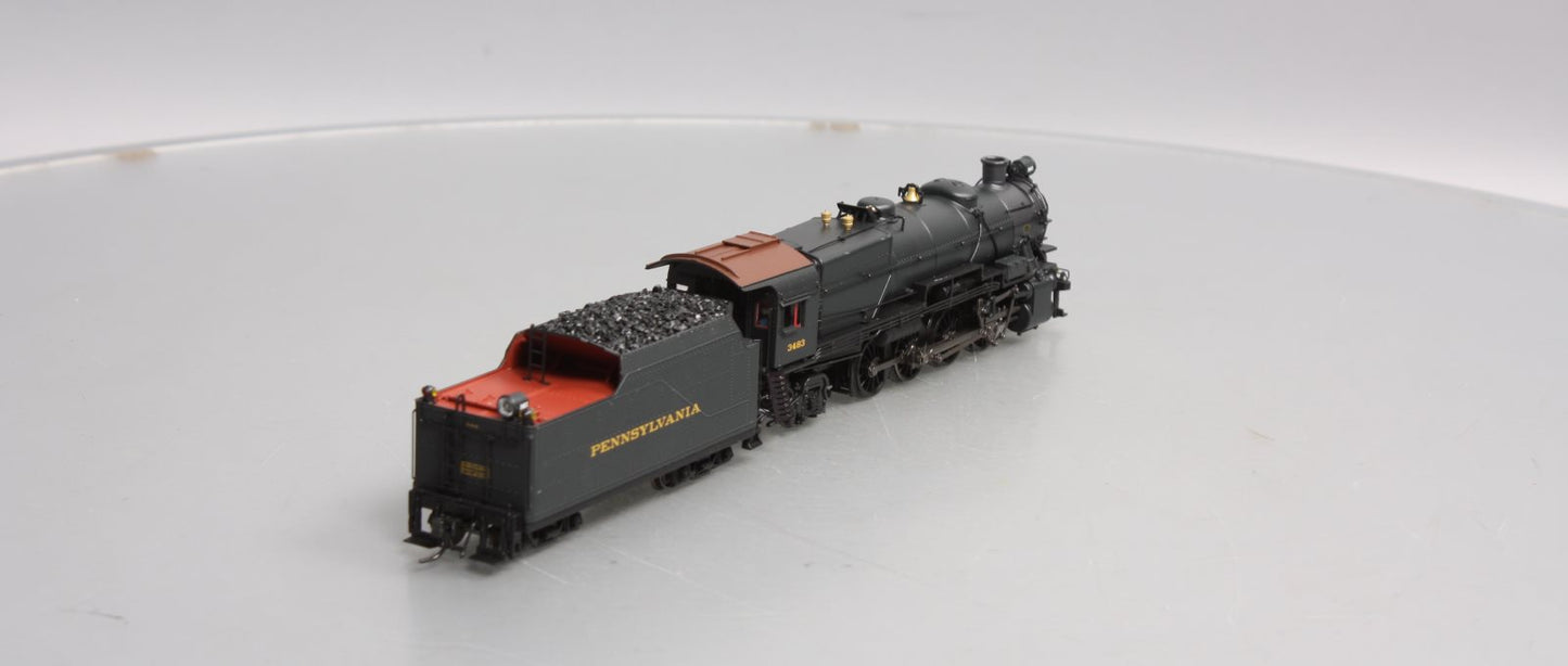 Broadway Limited 4042 HO PRR Class L1s 2-8-2 Steam Locomotive w/DCC/Sound #3483