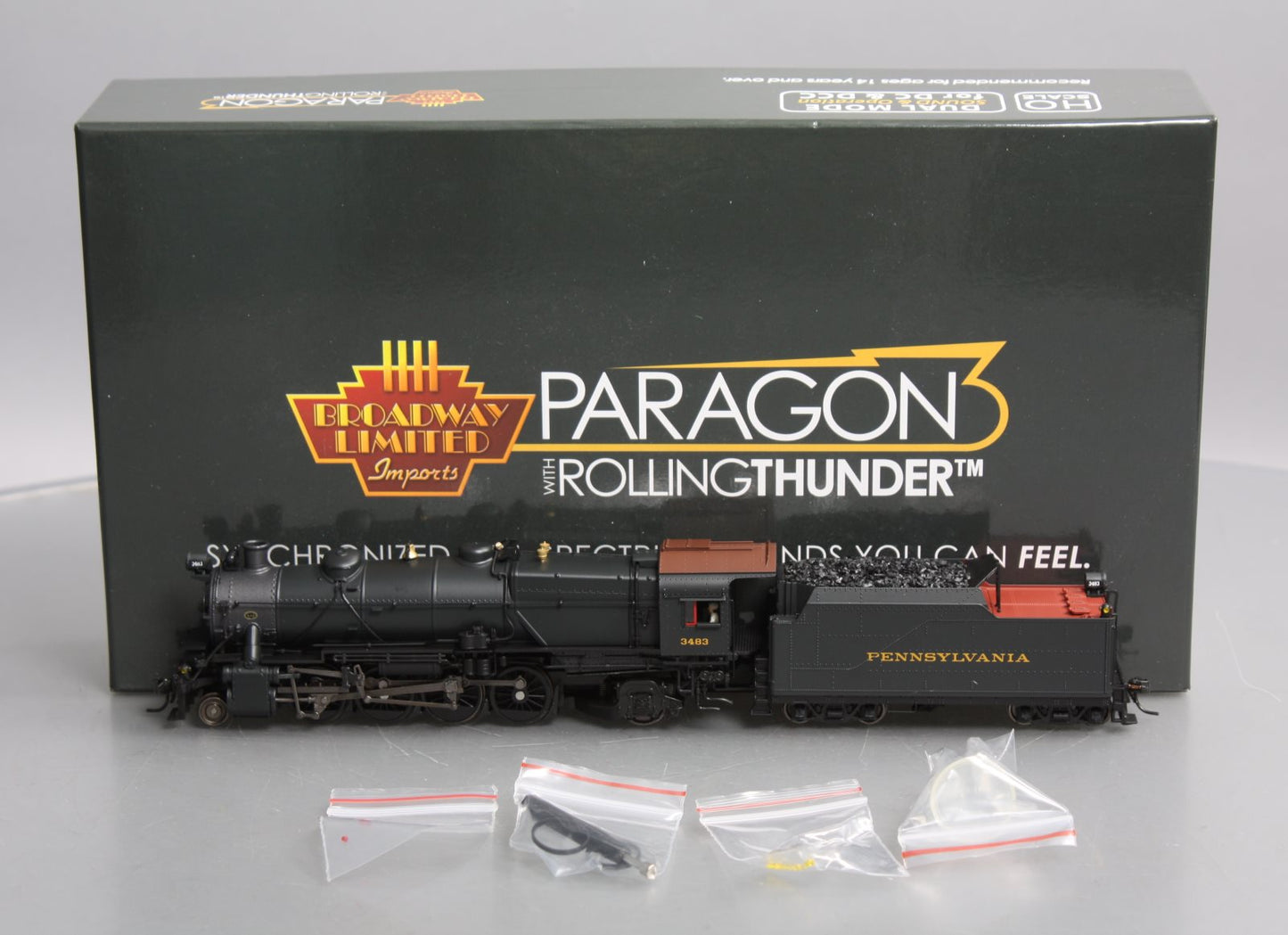 Broadway Limited 4042 HO PRR Class L1s 2-8-2 Steam Locomotive w/DCC/Sound #3483