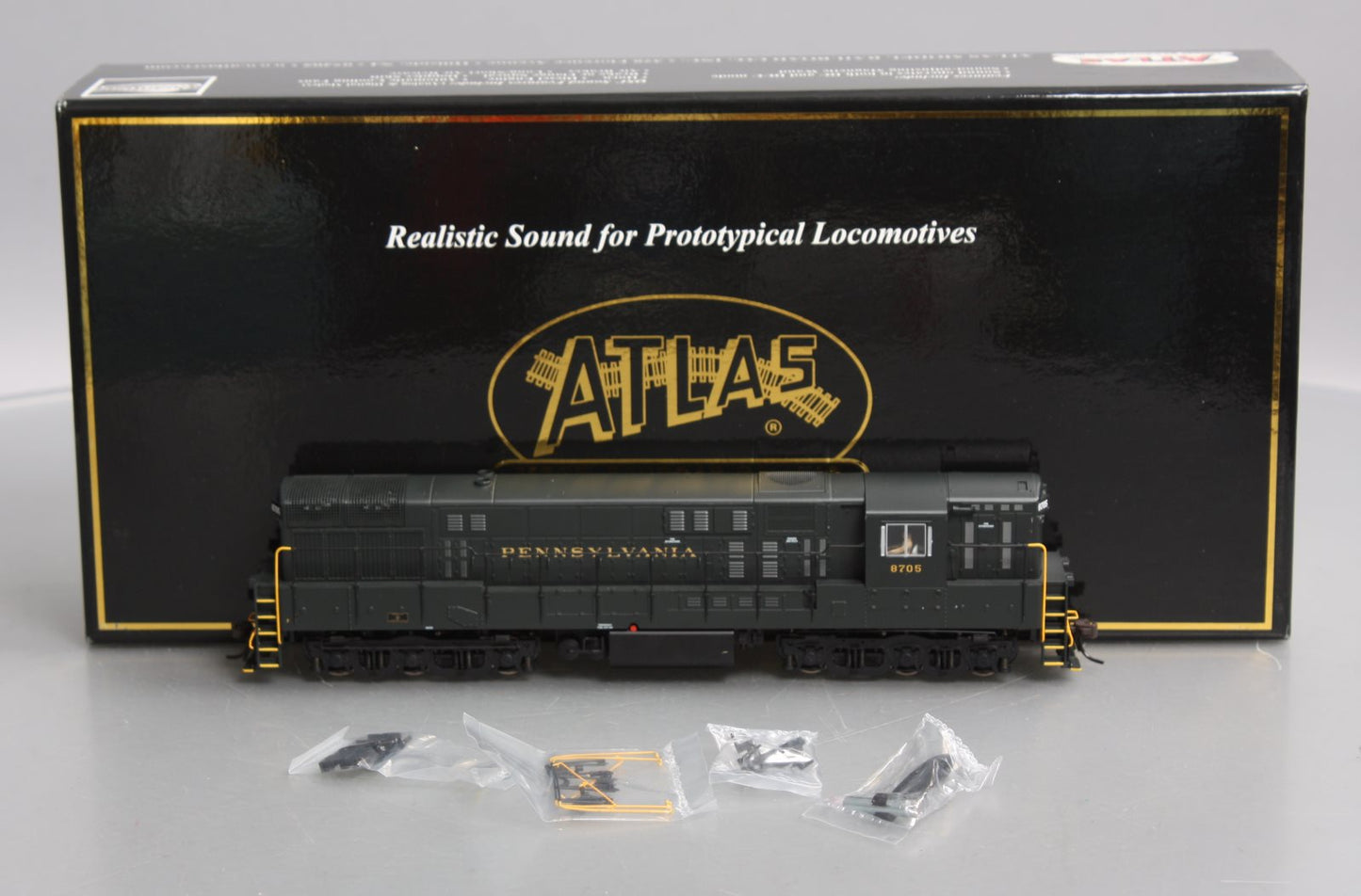 Atlas 7748 HO PRR Pennsylvania Diesel Locomotive w/DCC/Sound #8705