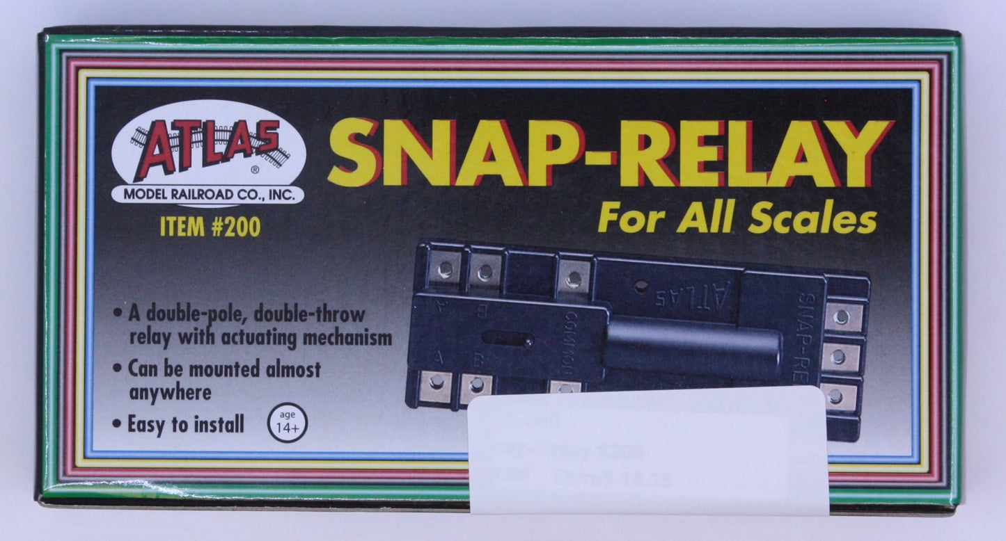 Atlas 0200 Snap Relay For All Scales