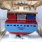 SavyBoat TK0027P 1/400 Scale Emma Maersk Container Ship with Display Base EX/Box