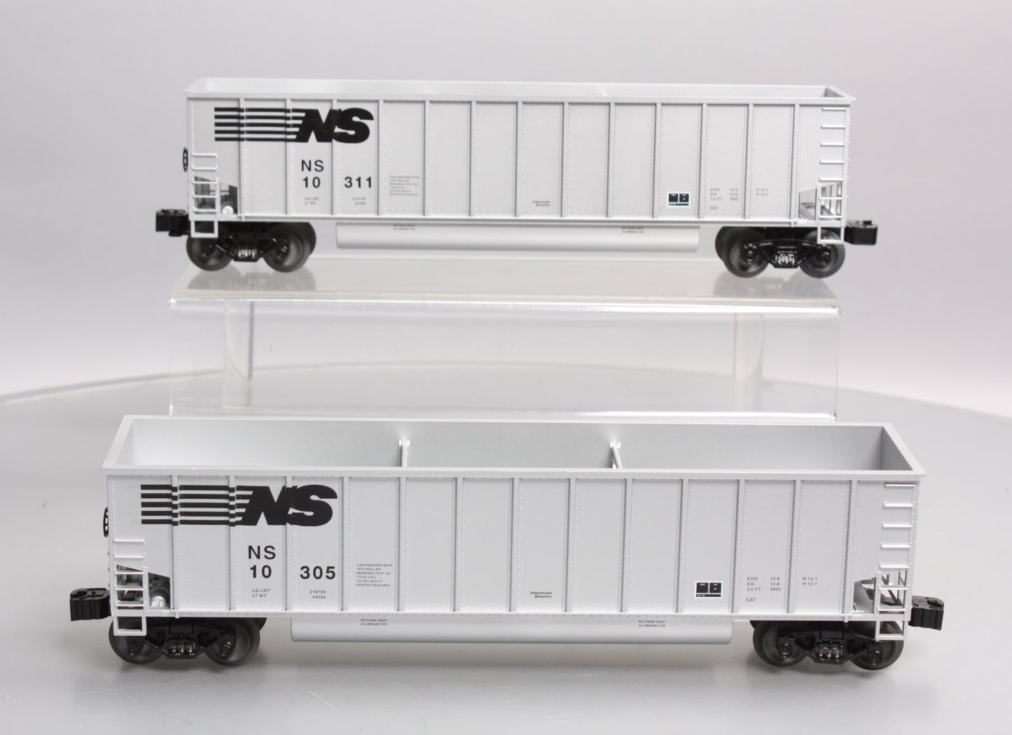Lionel 6-27868 Norfolk Southern Bathtub Gondolas (Set of 2)