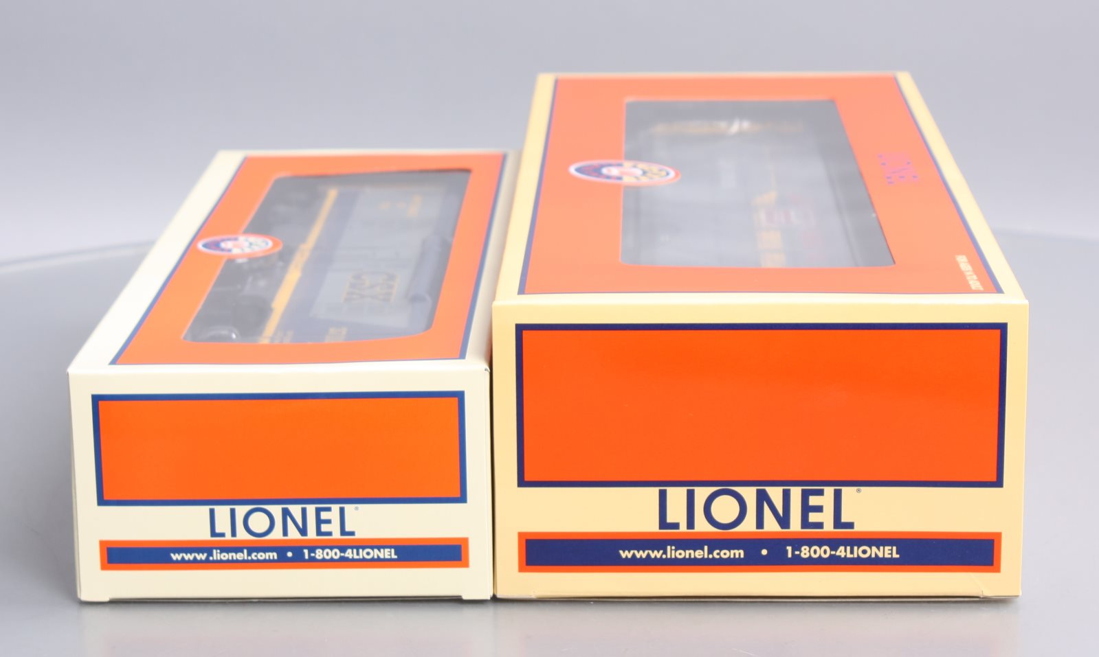 Lionel 6-30138 O-27 Chessie System Freight Cars Add-On (Set of 2)