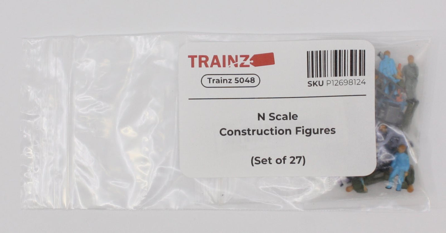 Trainz 5048 HO Scale Constuction Figures (Set of 27)
