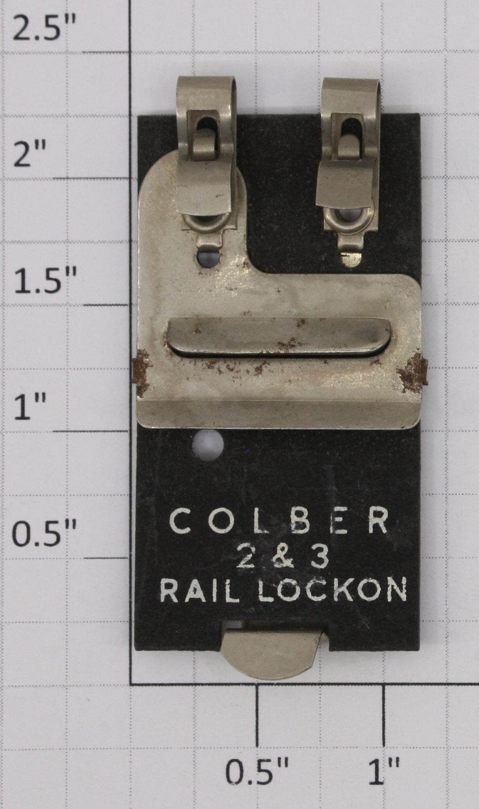 Colber 23 Vintage 2 Rail O and S Gauge Fahnestock Universal Track Lockon