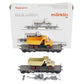 Marklin 48692 HO Scale Heavy Duty Flatcars w/Dump Trucks (Set Of 2)