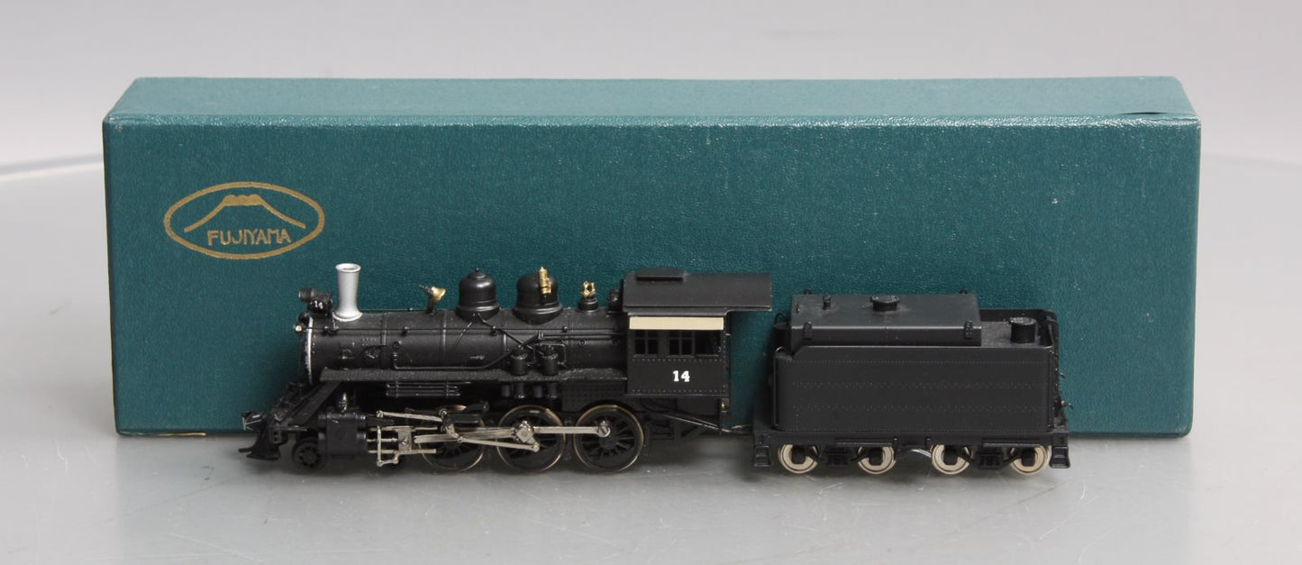 Fujiyama HO Scale BRASS A&LN 4-6-0 Steam Locomotive & Tender - Painted EX/Box