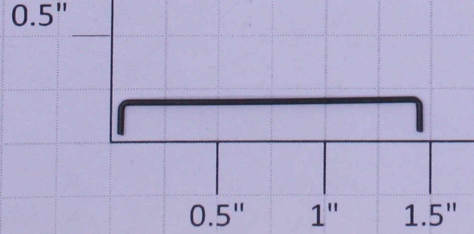 K-Line K2100-M006 1-7/8" Long Handrail