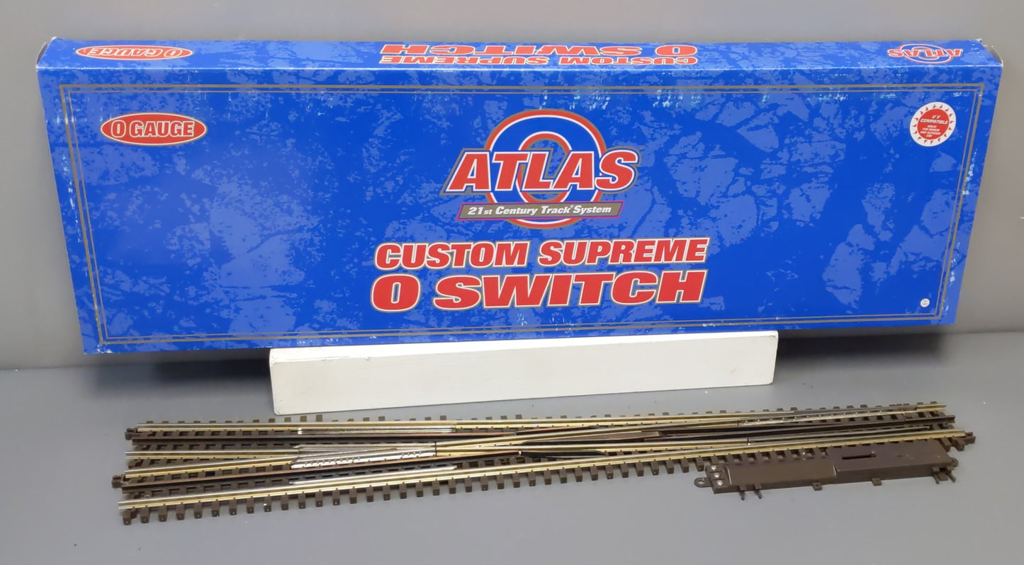 Atlas 6022 O 3-Rail Nickel Silver #7.5 Right Hand High Speed Switch Turnout EX/Box