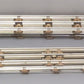 K-Line 36" & Lionel 35" Extra Long O-27 Straight Track Sections [9] EX