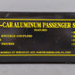Weaver 2540 Santa Fe 5-Car Aluminum Passenger Set EX/Box