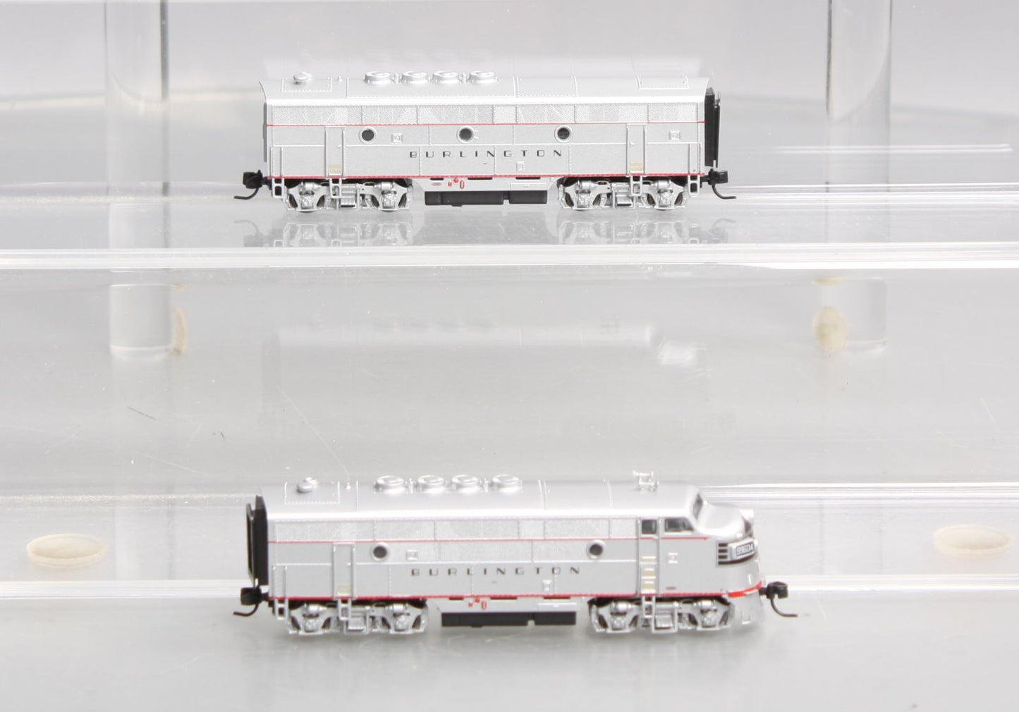 Broadway Limited 6832 N CB&Q EMD F3 A/B Diesel Locomotive Sound/DCC #9960A/9960B